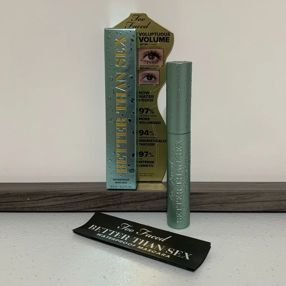 Too Faced Better Than Sex Waterproof Mascara-NIB